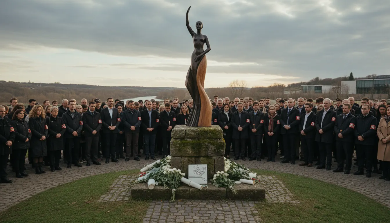 International memorial event with participants from multiple countries gathered to honor Omar Aziz